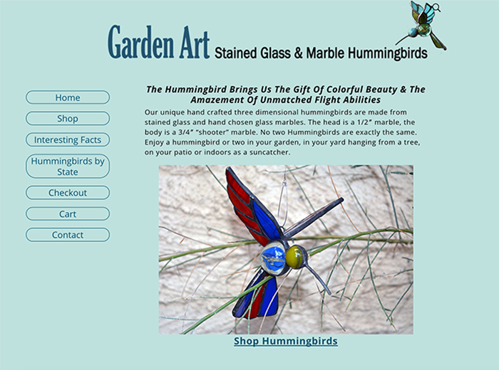 Hummingbird Garden Art, Tucson AZ