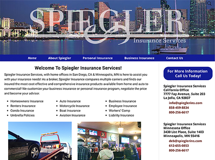 Spiegler Insurance Services, San Diego CA
